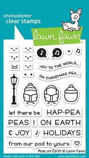 Lawn Fawn Stempelset "Peas on Earth" Clear Stamp