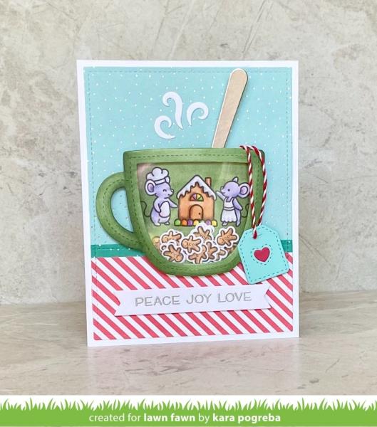 Lawn Fawn Craft Dies - Stitched Mug Frame