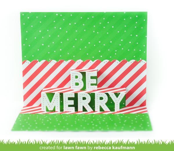 Lawn Fawn Craft Dies - Pop-Up Be Merry