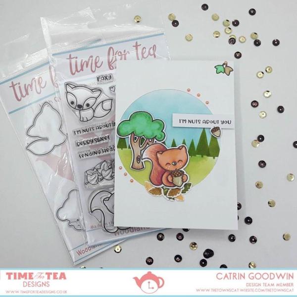 Time For Tea Clear Stamps Woodland Critters Set 