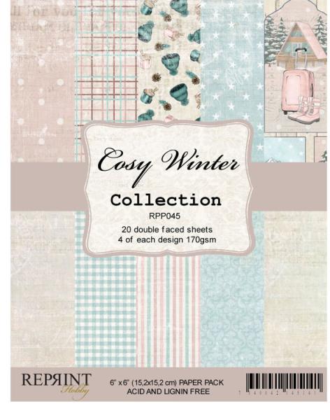 Reprint Cozy Winter Collection 6x6 Inch Paper Pack