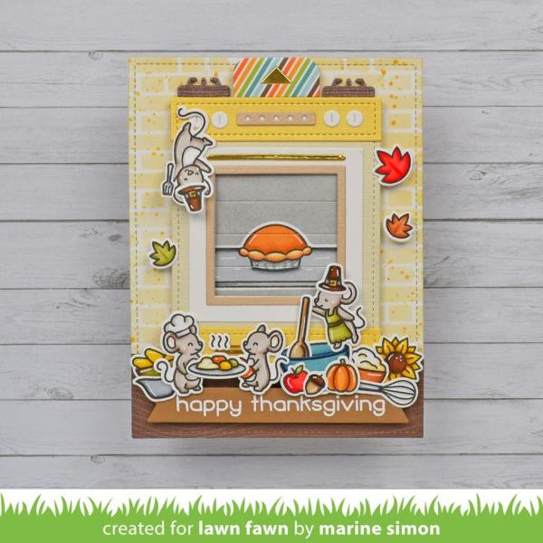 Lawn Fawn Craft Dies - Magic Picture Changer Oven Add-On