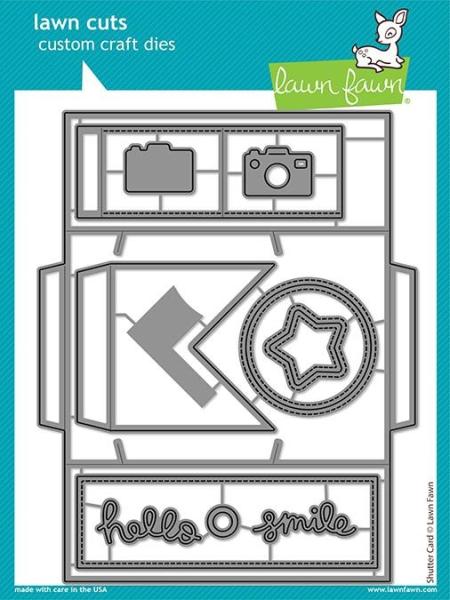 Lawn Fawn Craft Dies - Shutter Card