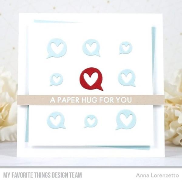 My Favorite Things Die-namics "Love Speech Bubbles" | Stanzschablone | Stanze | Craft Die