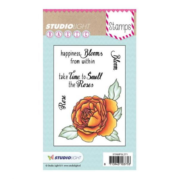 Studio Light - Clear Stamp Rose - Basics Nr. 271