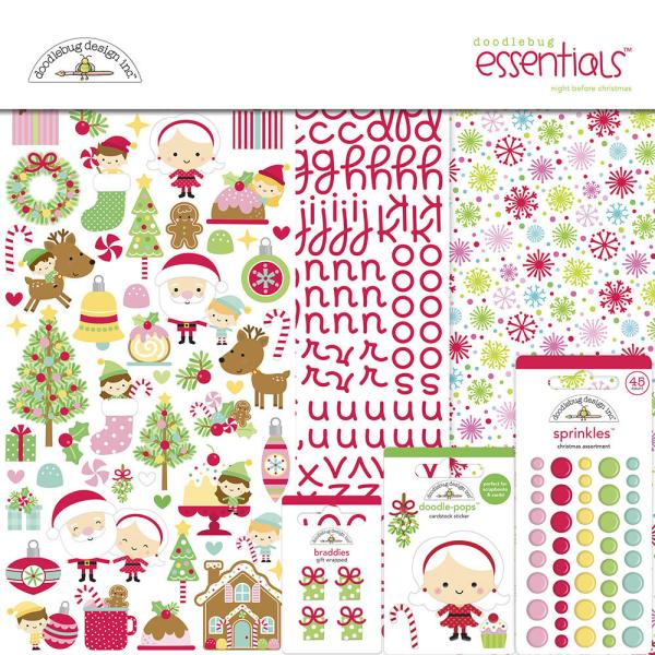 Doodlebug Design Night Before Christmas Essentials Kit 