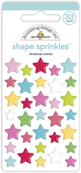 Doodlebug Design Christmas Wishes Shape Sprinkles 