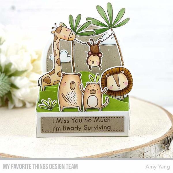 My Favorite Things Stempelset "Sweet Safari" Clear Stamp Set