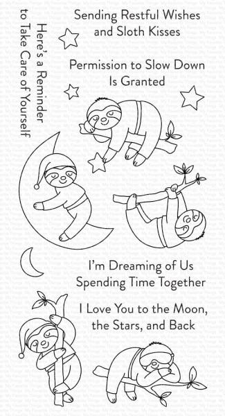 My Favorite Things Stempelset "Slumbering Sloths" Clear Stamp Set