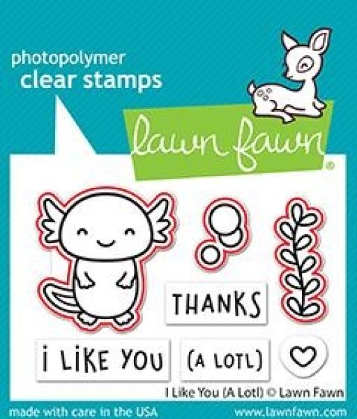 Lawn Fawn Craft Dies - I Like You (A Lotl)