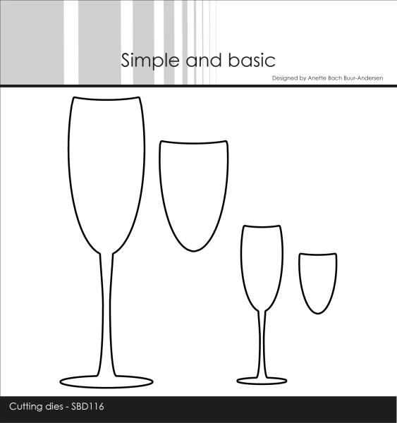 Simple and Basic "Champagne Glasses" Stanze -  Die