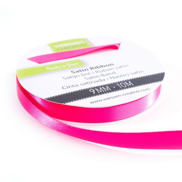 Vaessen Creative - Satinband  9mm 10m Rosa