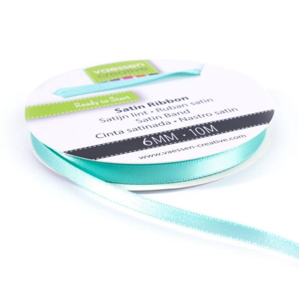 Vaessen Creative - Satinband  6mm 10m Aqua