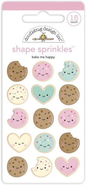 Doodlebug Design Bake Me Happy Shape Sprinkles 