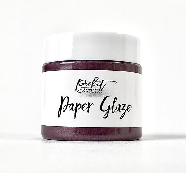 Picket Fence Studios Paper Glaze Boysenberry Violet  2oz (55g)