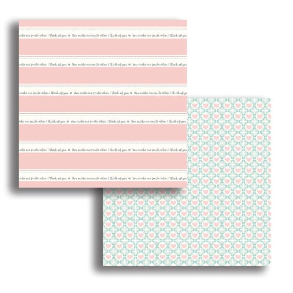 Polkadoodles "Hearts & Happiness" 6x6" Paper Pad