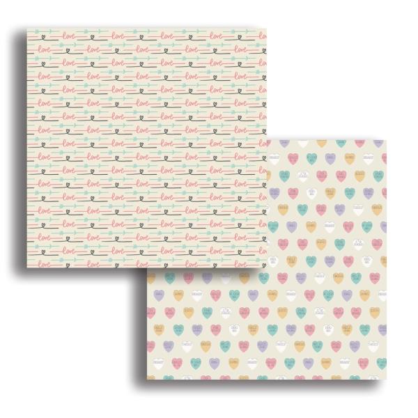 Polkadoodles "Hearts & Happiness" 6x6" Paper Pad