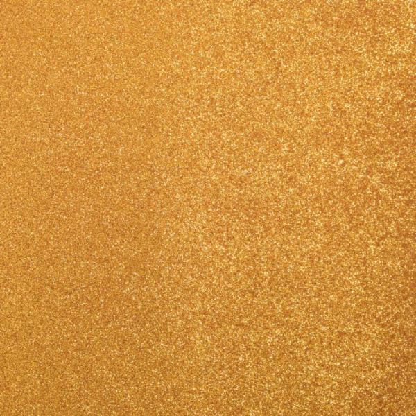  Florence - Glitzerpapier 12x12" Dunkles gold selbstklebend