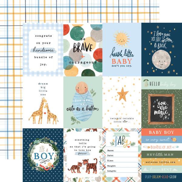 Echo Park "Welcome Baby Boy" 12x12" Collection Kit