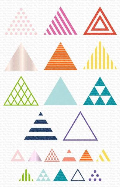 My Favorite Things Stempel "Trendy Triangles" Clear Stamp