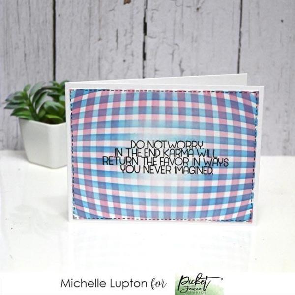 Picket Fence Studios Movement 6x6 Inch Stencil - Schablone