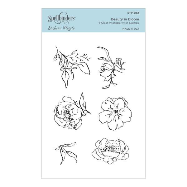 Spellbinders Stempelset "Beauty in Bloom"