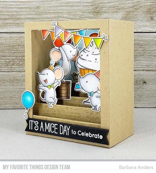 My Favorite Things Stempelset "Mice Day to Celebrate" Clear Stamp Set