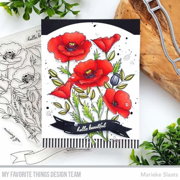 My Favorite Things Die-namics "Wild Poppies" | Stanzschablone | Stanze | Craft Die