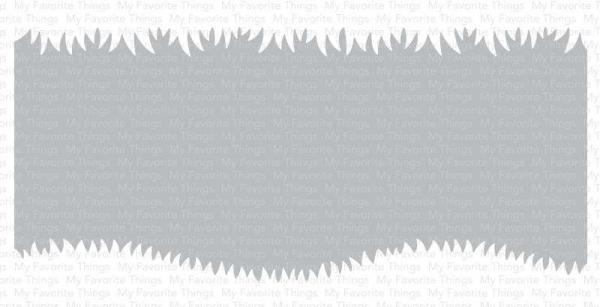 My Favorite Things "Slimline Grassy Edges" Stencil 9x4"