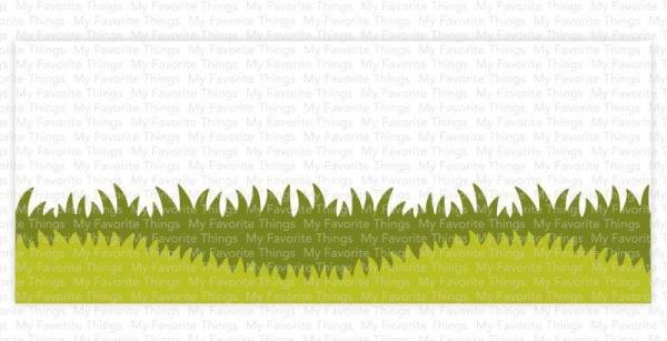 My Favorite Things "Slimline Grassy Edges" Stencil 9x4"