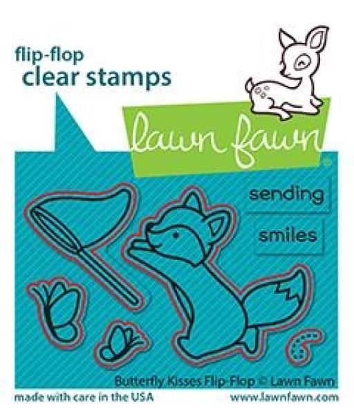 Lawn Fawn Craft Dies - Butterfly Kisses Flip-Flop