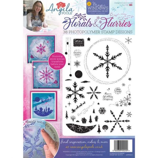 Creative Expressions - Clear stamp set Florals and flurries