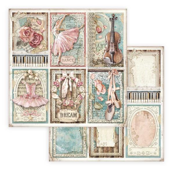 Stamperia "Passion" 8x8" Paper Pack - Cardstock