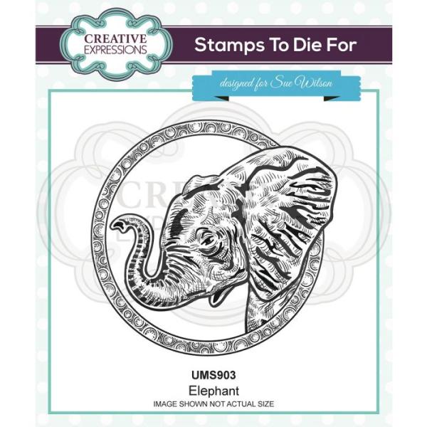 Creative Expressions - Pre cut stamp Elefant