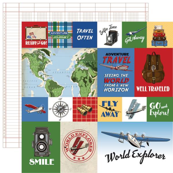 Carta Bella "Our Travel Adventure" 12x12" Collection Kit