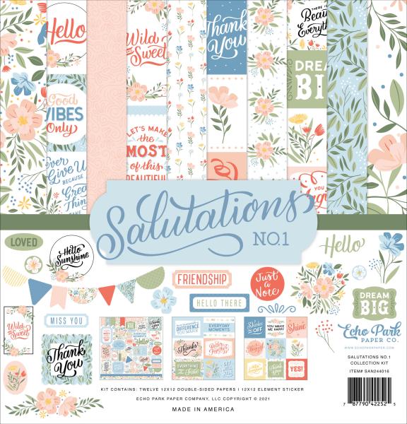 Echo Park "Salutations No.1" 12x12" Collection Kit