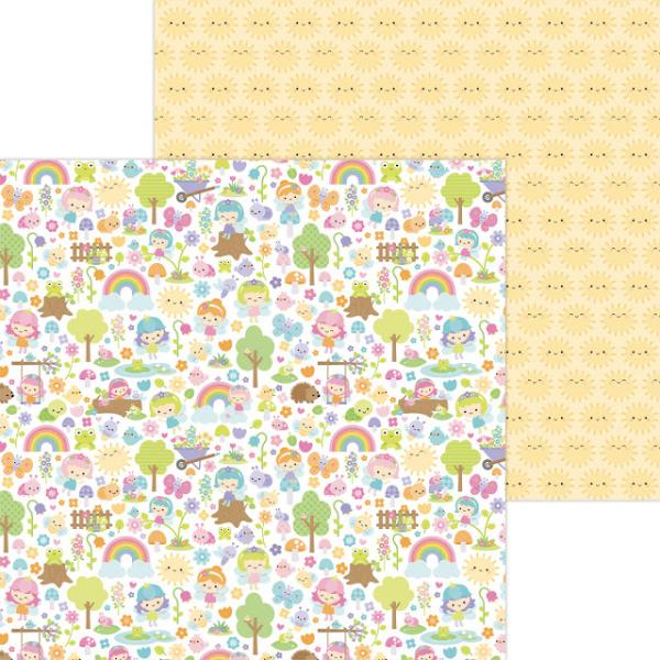 Doodlebug Design Fairy Garden  12" Paper Pack  - Designpapier 