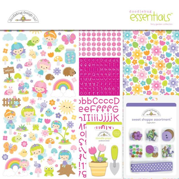 Doodlebug Design Fairy Garden12x12 Inch Essentials Kit 