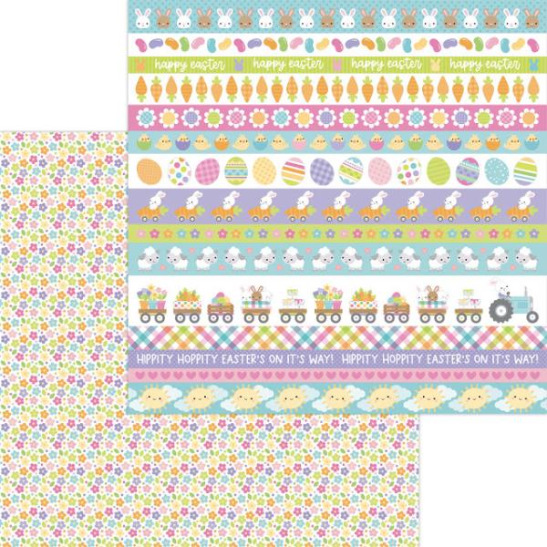 Doodlebug Design Hippity Hoppity  12" Paper Pack  - Designpapier 