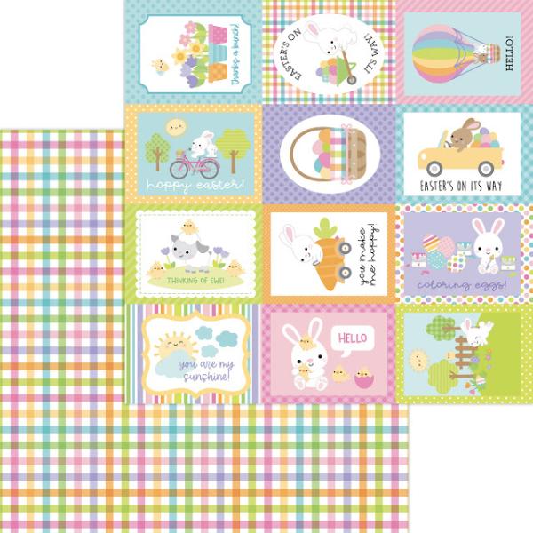 Doodlebug Design Hippity Hoppity  12" Paper Pack  - Designpapier 