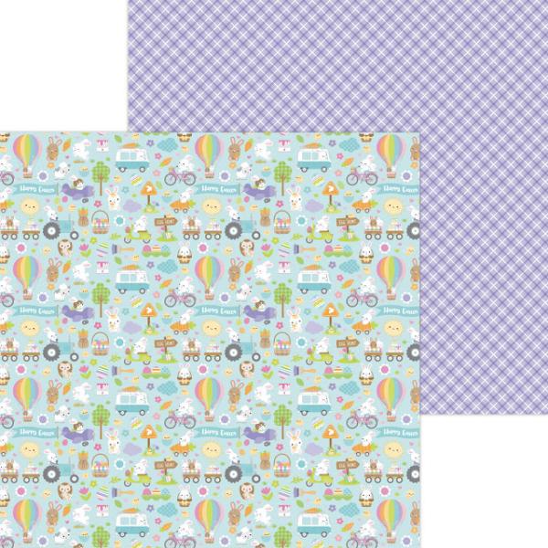 Doodlebug Design Hippity Hoppity  12" Paper Pack  - Designpapier 