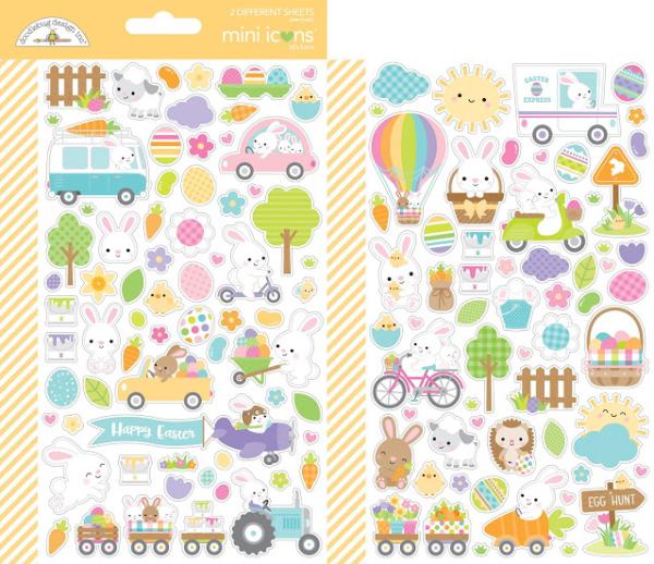 Doodlebug Design Hippity Hoppity Mini Icons Sticker 