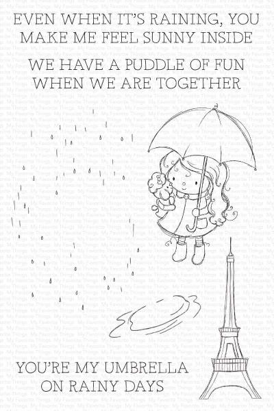 My Favorite Things Stempelset "Rainy Day Friends" Clear Stamp Set