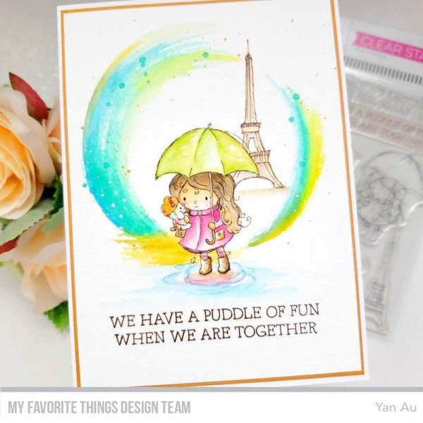 My Favorite Things Stempelset "Rainy Day Friends" Clear Stamp Set