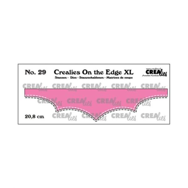 Crealies - On the Edge extra large no. 29 with double stitchline 