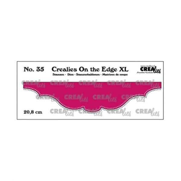 Crealies - On the Edge extra large no. 35 with double dots 