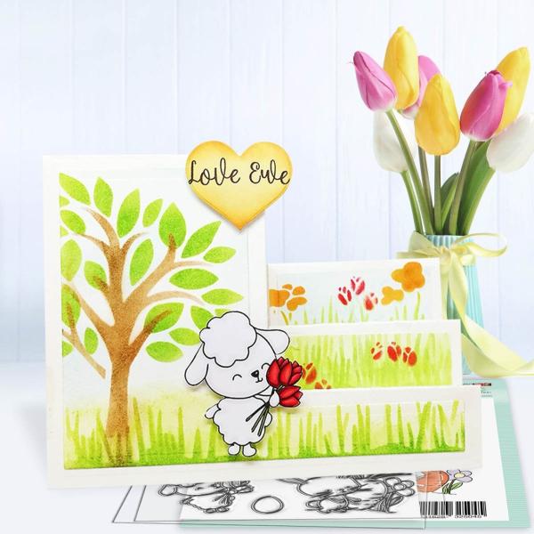 Polkadoodles Stempel "Hoppy Birthday" Clear Stamp-Set