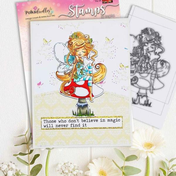 Polkadoodles Stempel "Serenity Blossom" Clear Stamp-Set