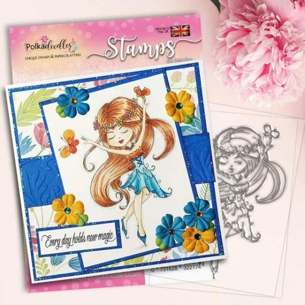 Polkadoodles Stempel "Serenity Butterfly Dreams" Clear Stamp-Set