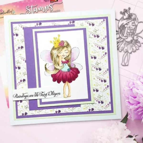 Polkadoodles Stempel "Serenity Fairy Princess" Clear Stamp-Set